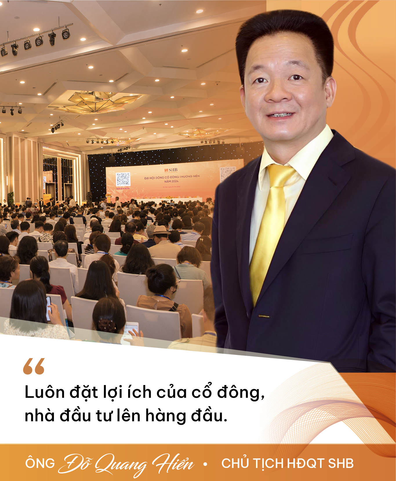 SHB luôn đặt lợi ích của cổ đông, nhà đầu tư lên hàng đầu