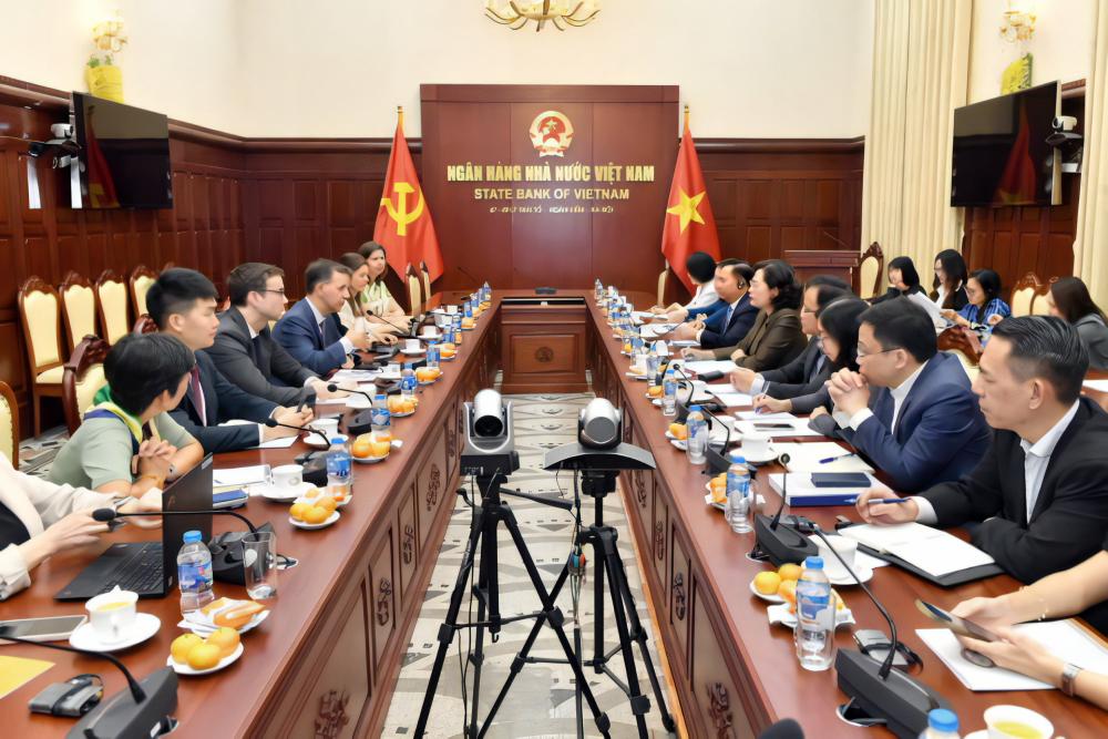 Các đại biểu tại buổi làm việc