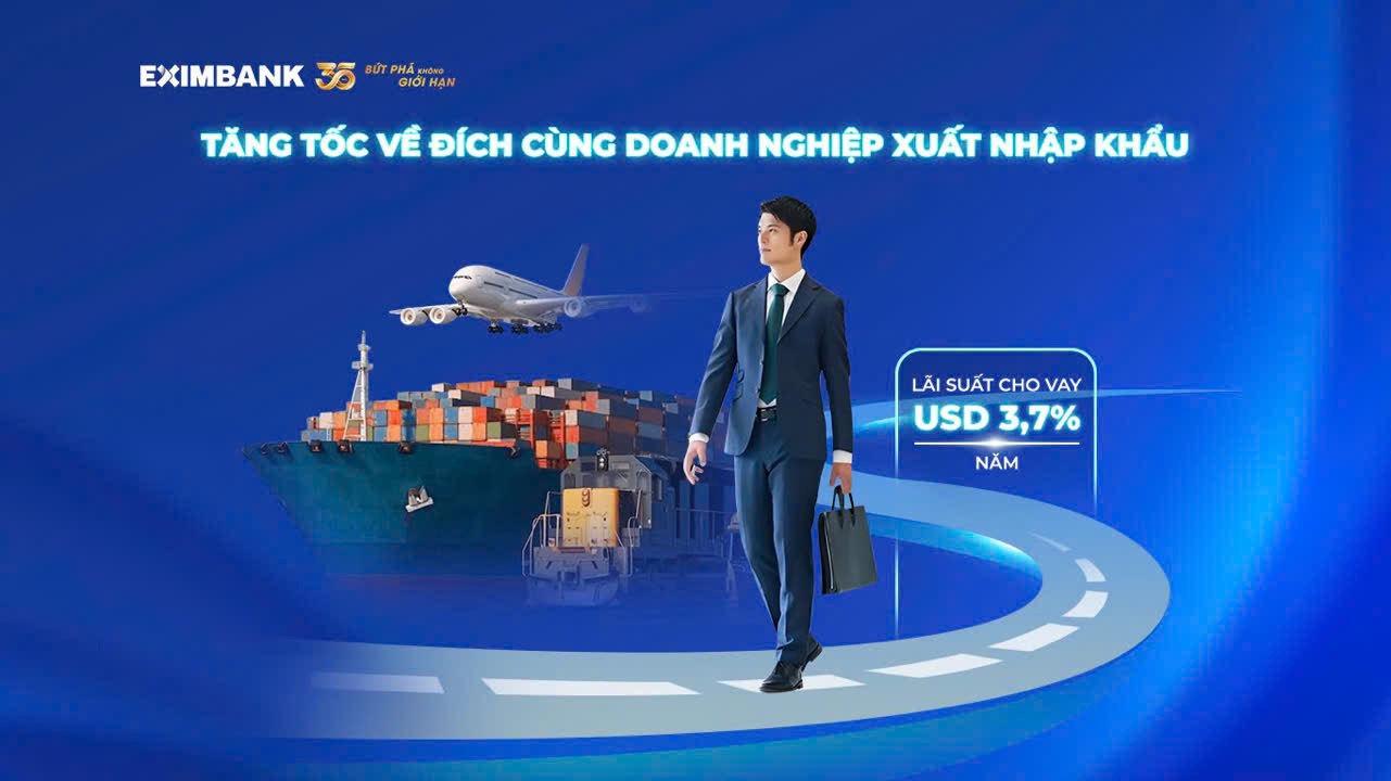 Eximbank ra mắt gói ưu đãi tín dụng cho doanh nghiệp xuất nhập khẩu