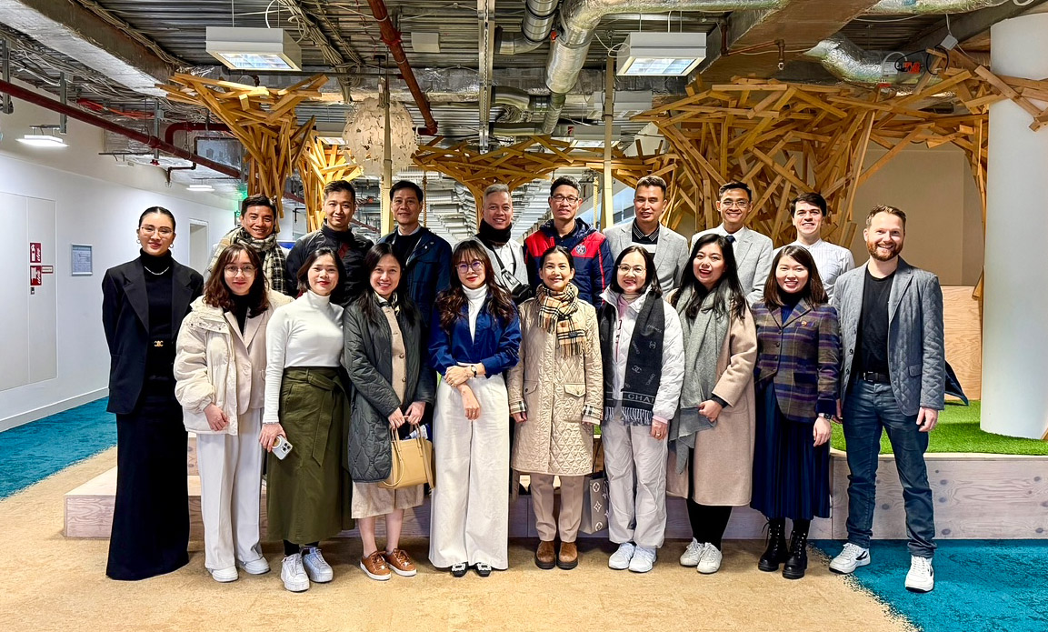 Đoàn Hiệp hội Ngân hàng và Tổ chức hội viên đến thăm trụ sở TechQuartier
