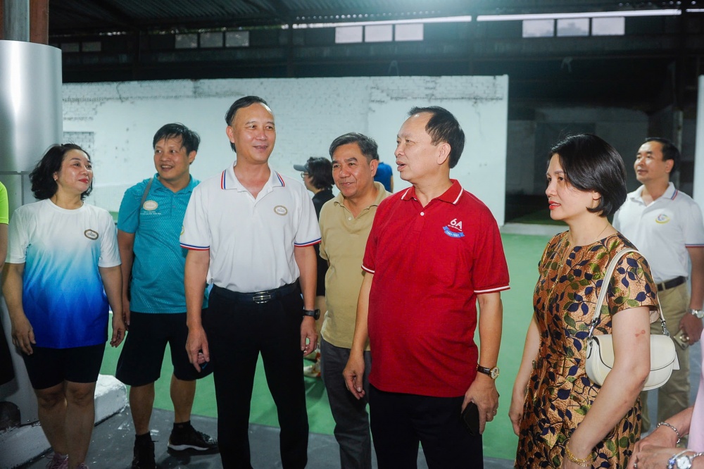 Phó Thống đốc Thường trực NHNN Đào Minh Tú khảo sát sân tập
