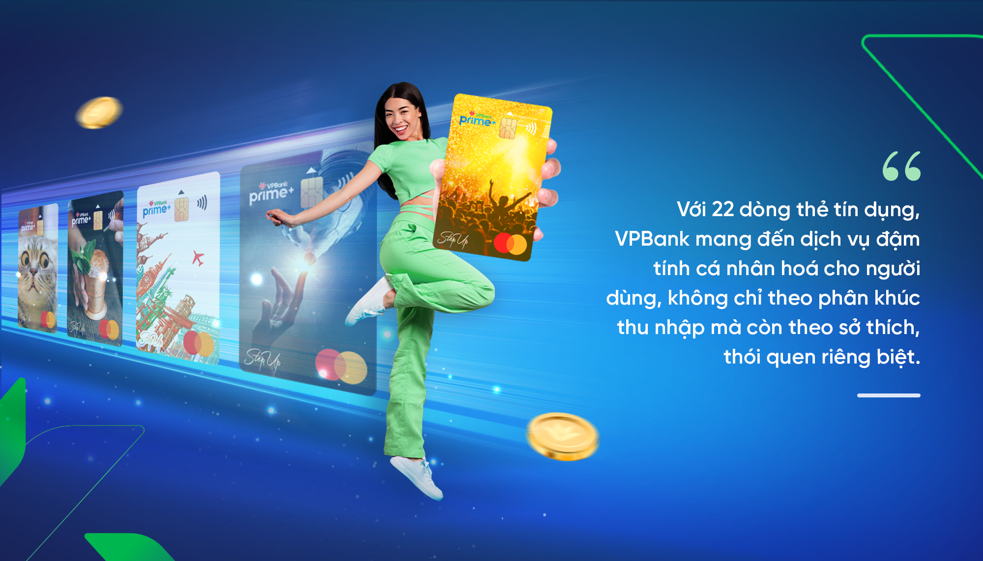22 dòng thẻ tín dụng VPBank