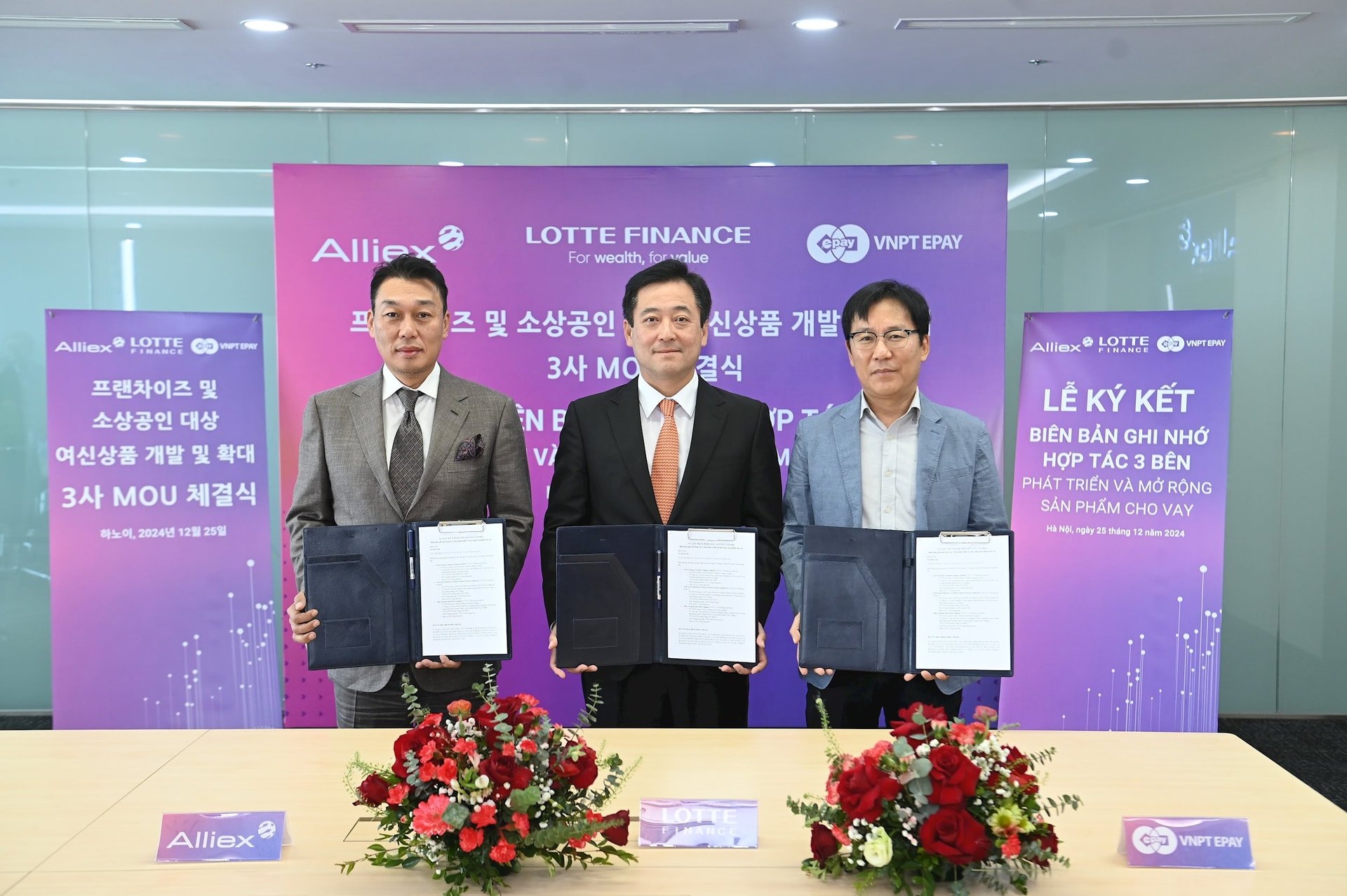 LOTTE Finance hợp tác với Alliex và VNPT EPAY