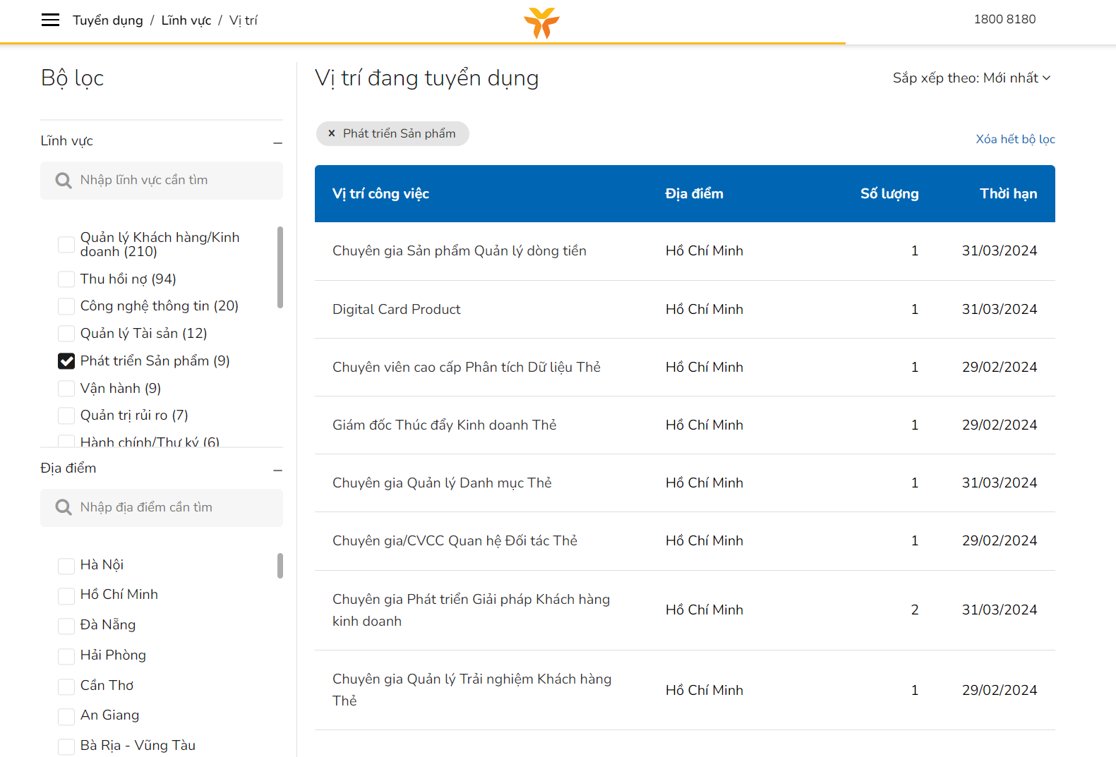 VIB tuyển dụng 