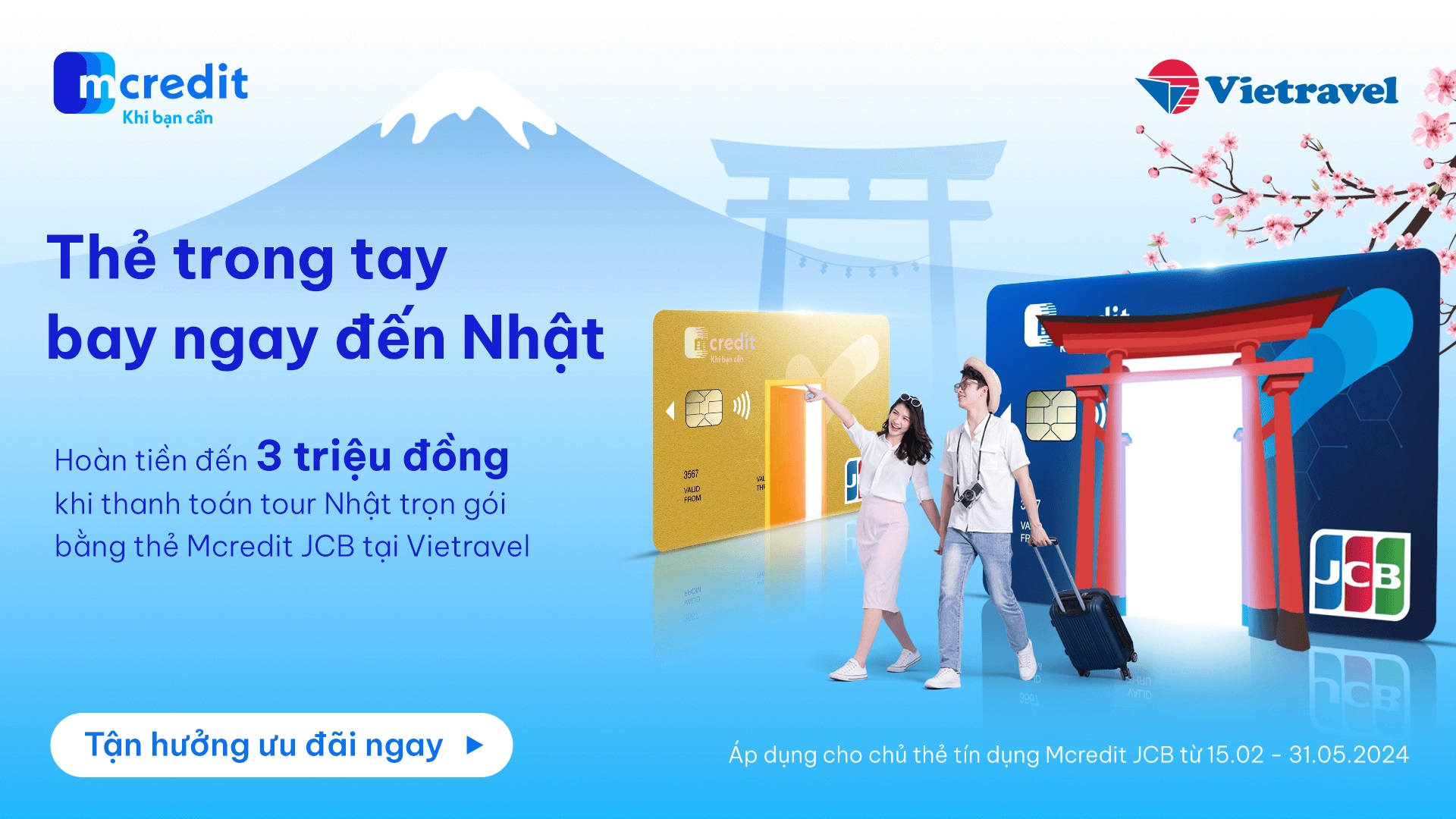 thẻ Mcredit JCB