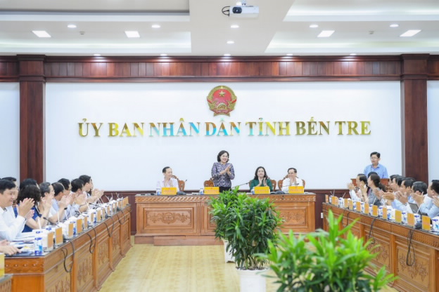 Đoàn công tác liên ngành của Chính phủ làm việc tại tỉnh Bến Tre