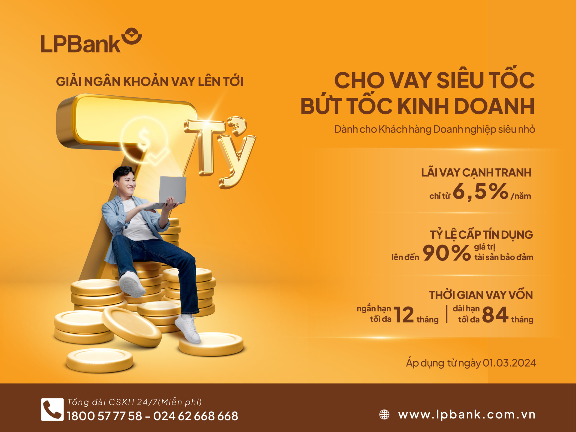 LPBank tiếp sức doanh nghiệp siêu nhỏ vay ưu đãi lãi suất từ 6,5%/năm