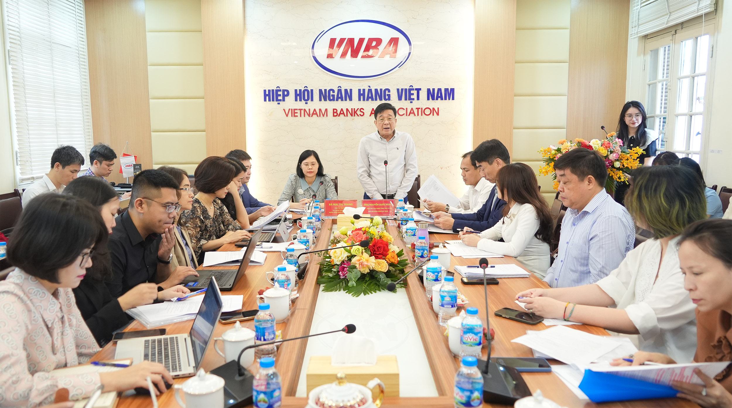 Quang cảnh cuộc họp góp ý đối với dự thảo Thông tư sửa đổi bổ sung Thông tư 39/2016/TT-NHNN