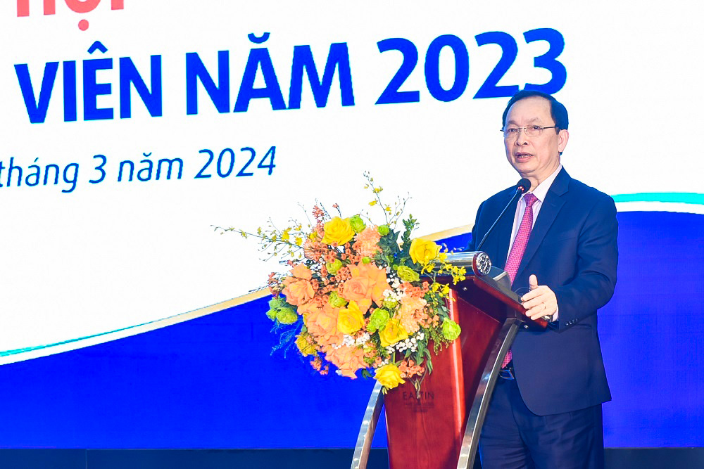 Phó Thống đốc Thường trực NHNN Đào Minh Tú phát biểu chỉ đạo tại Hội nghị