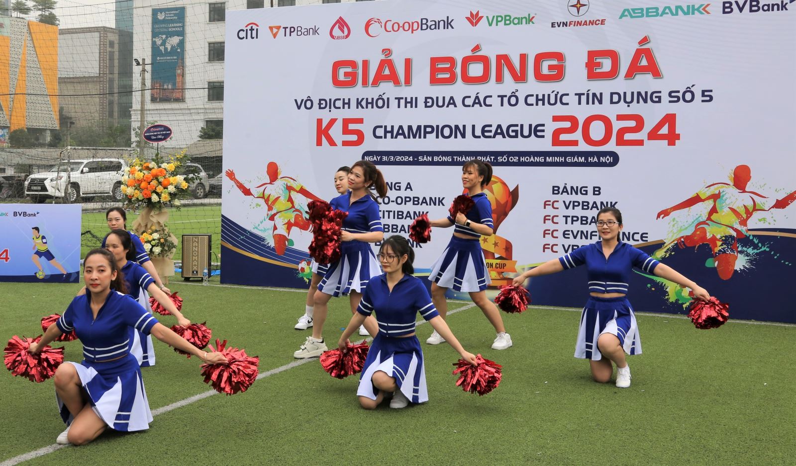 Tiết mục biểu diễn của Co-opBank tại Lễ Khai mạc