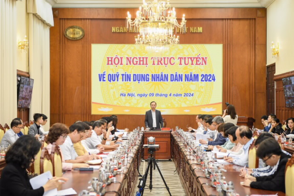 Quang cảnh Hội nghị chuyên đề về Quỹ tín dụng nhân dân năm 2024