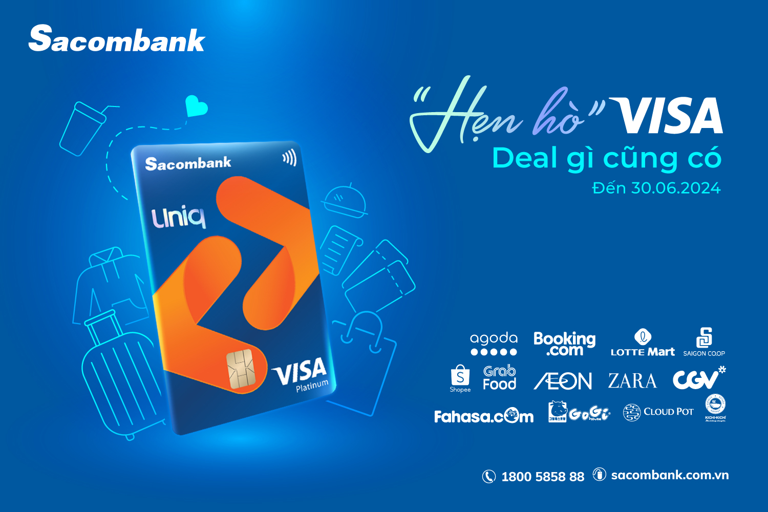 thẻ Sacombank Visa