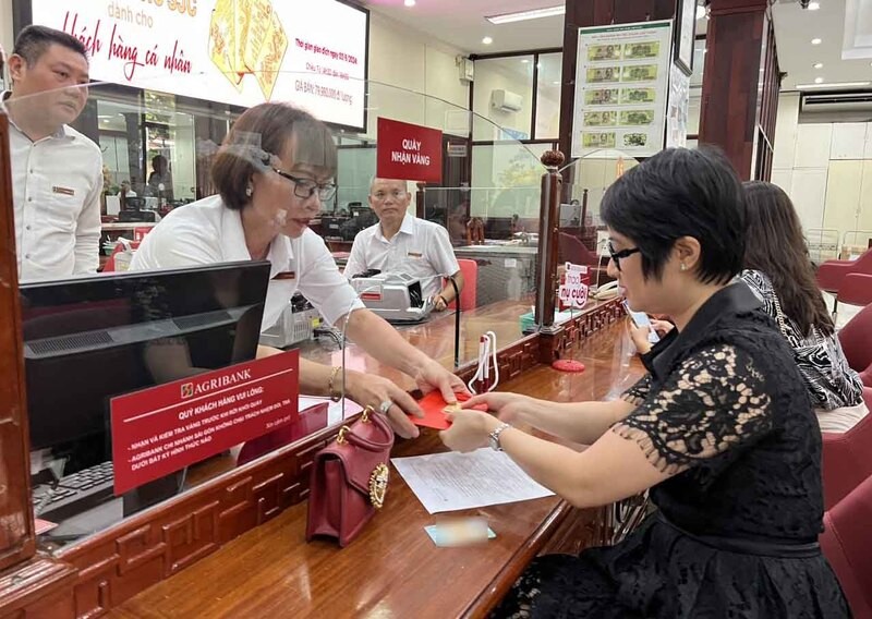 Agribank mở thêm 5 địa điểm bán vàng trong tuần này