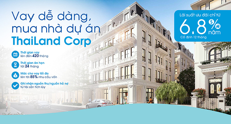 Oceanbank cho vay ưu đãi mua bất động sản dự án ThaiLand Corp