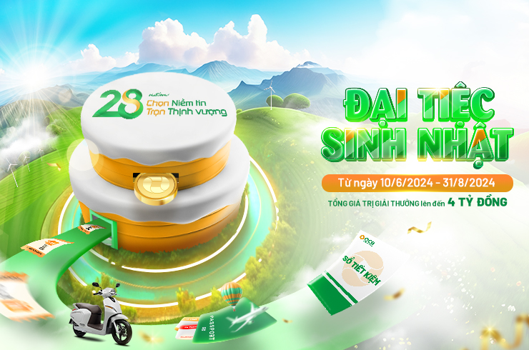 OCB dành nhiều quà tặng tri ân khách hàng