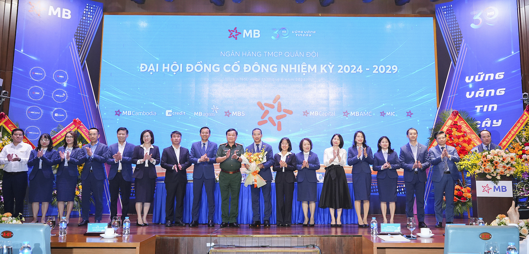 Thành viên Hội đồng quản trị và ban kiểm soát nhiệm kỳ 2024-2029 của MB