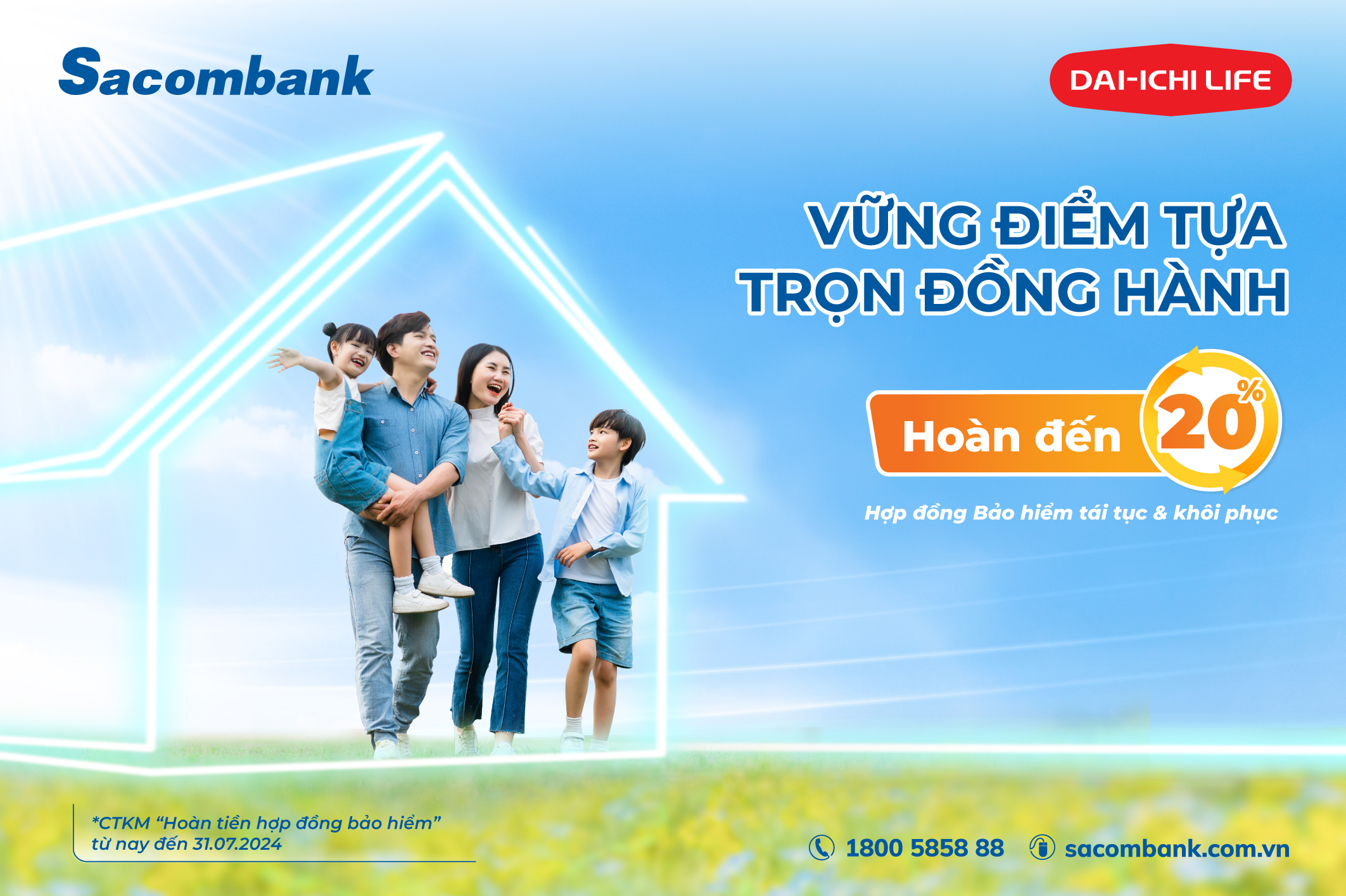 Sacombank hoàn phí bảo hiểm
