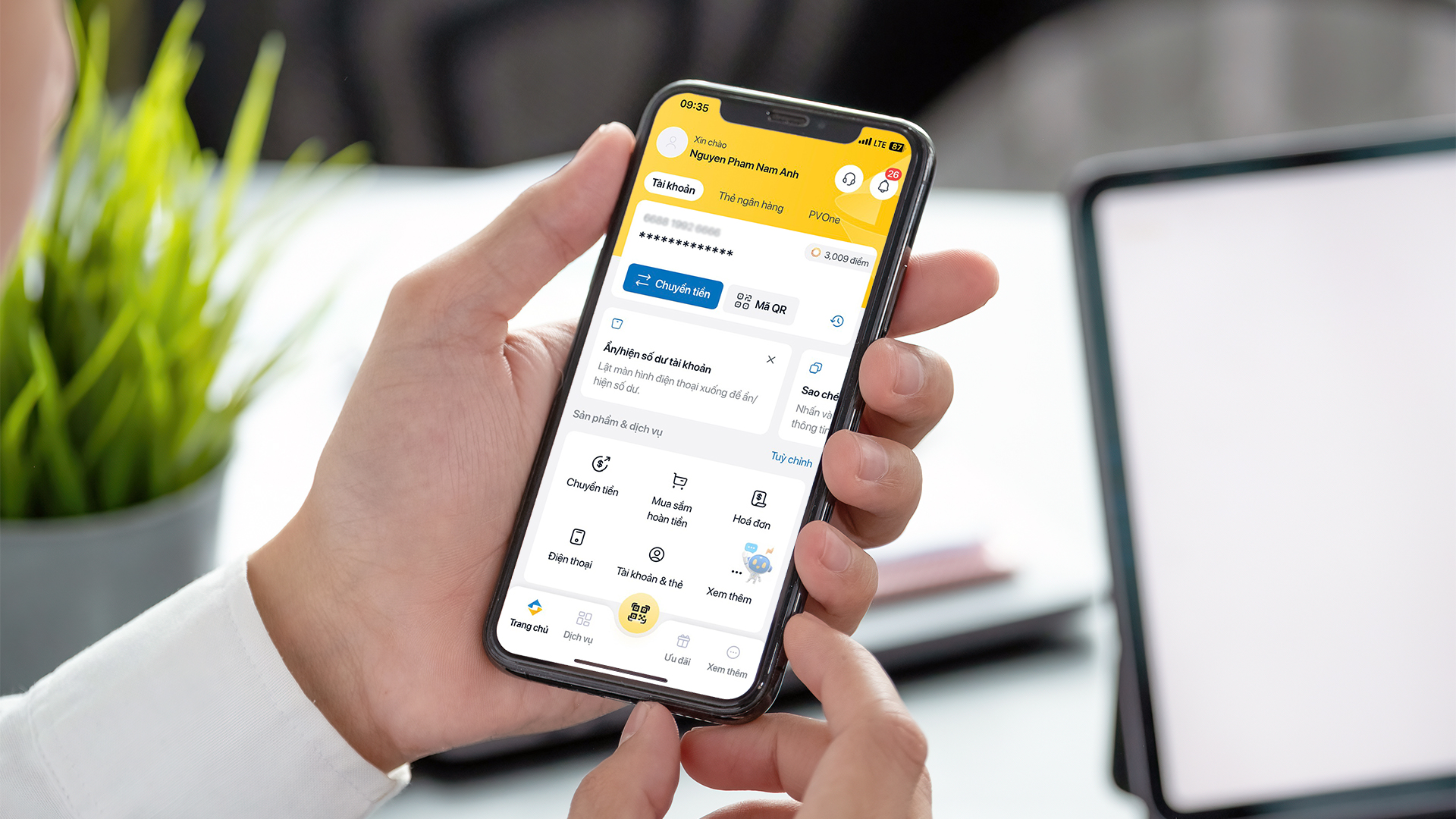 PVcomBank hoàn tiền mua sắm