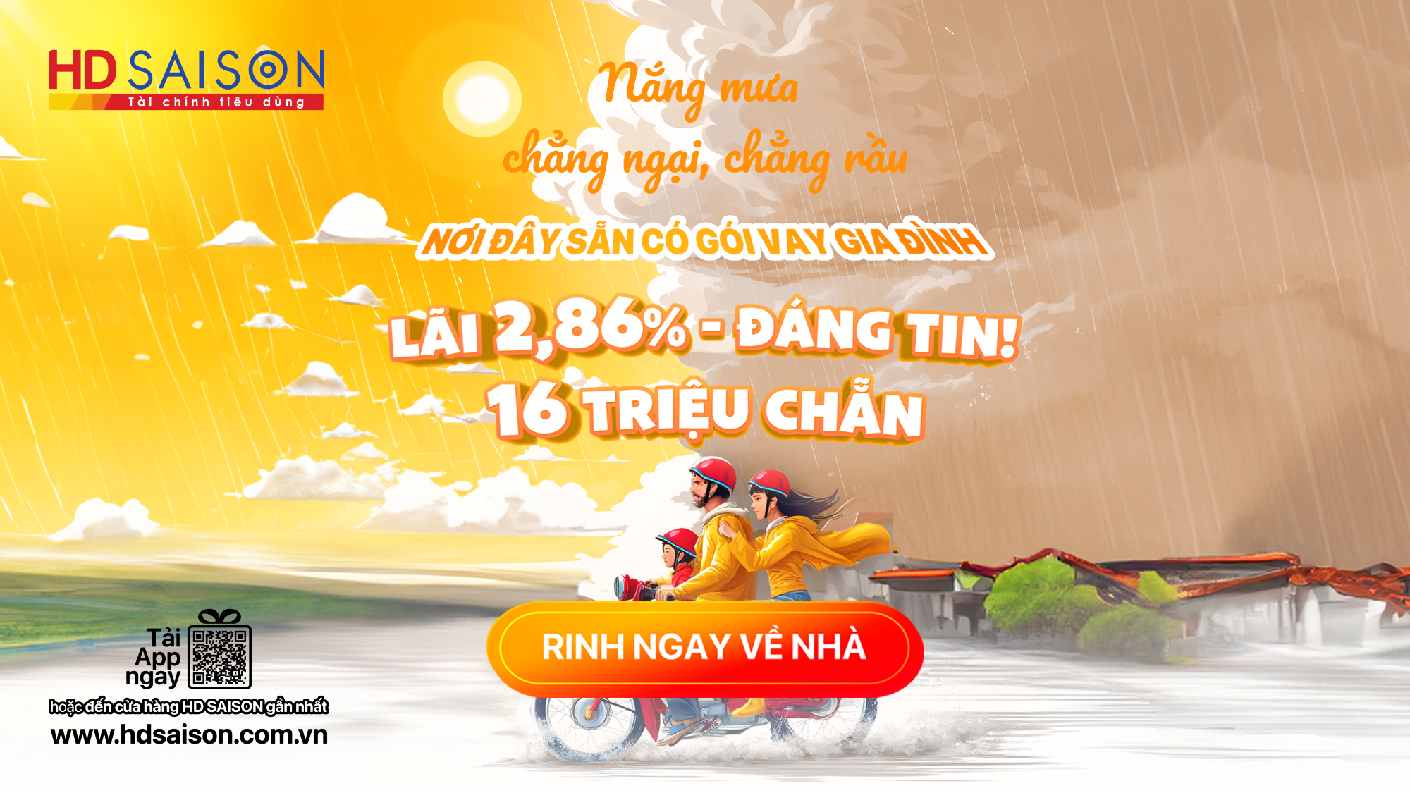 HD SAISON ra mắt gói vay gia đình