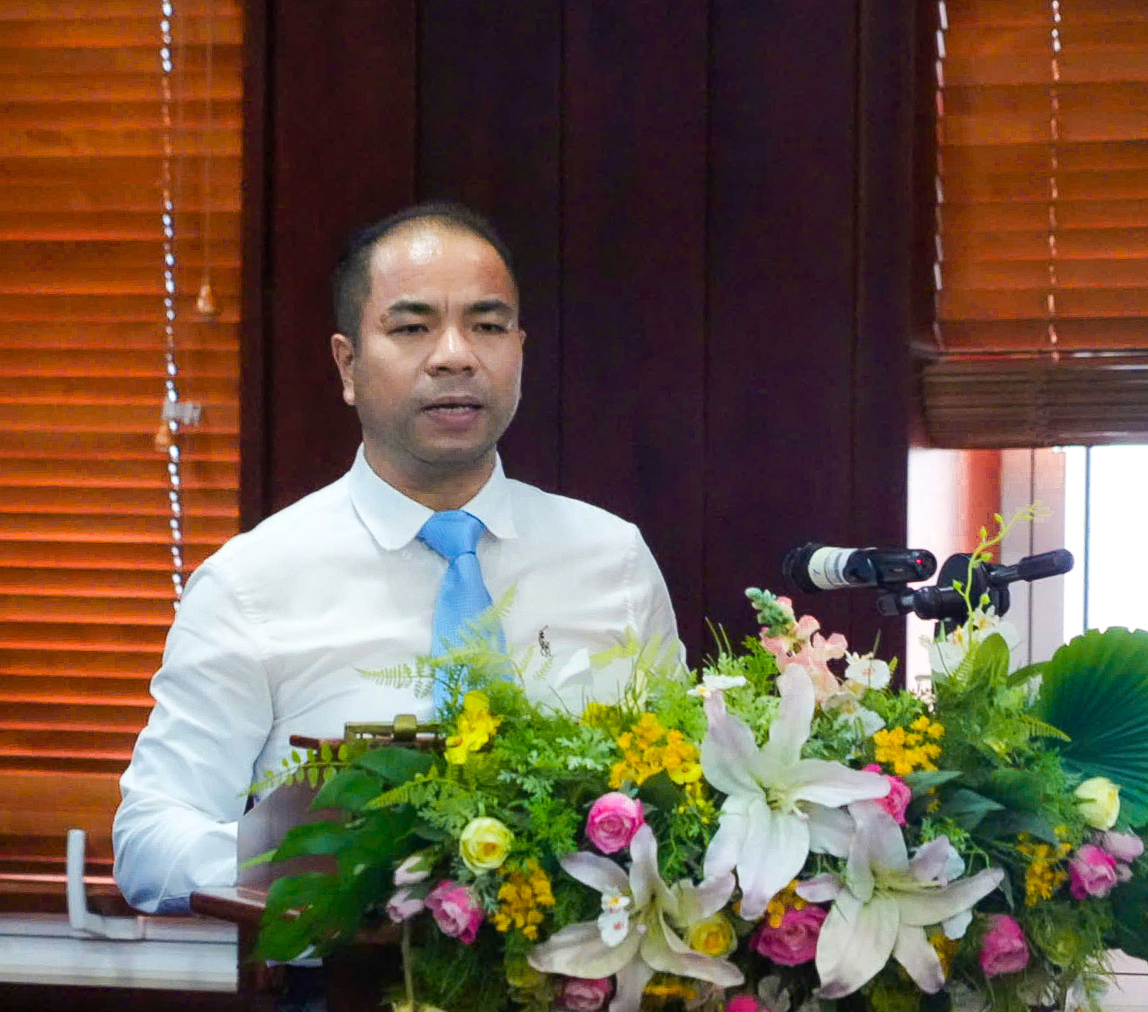 Đại diện Vụ Thanh toán phát biểu