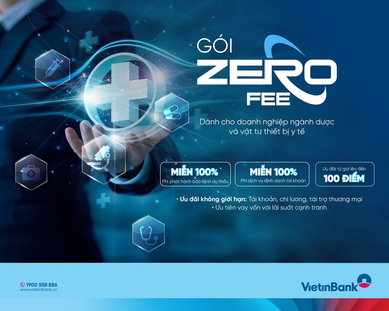 VietinBank triển khai gói “Zero Fee”
