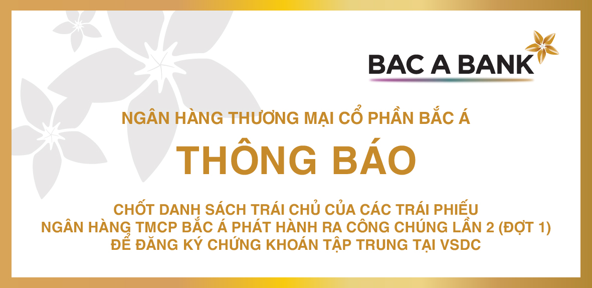 Bac A Bank chốt danh sách trái chủ lần 2 (đợt 1)