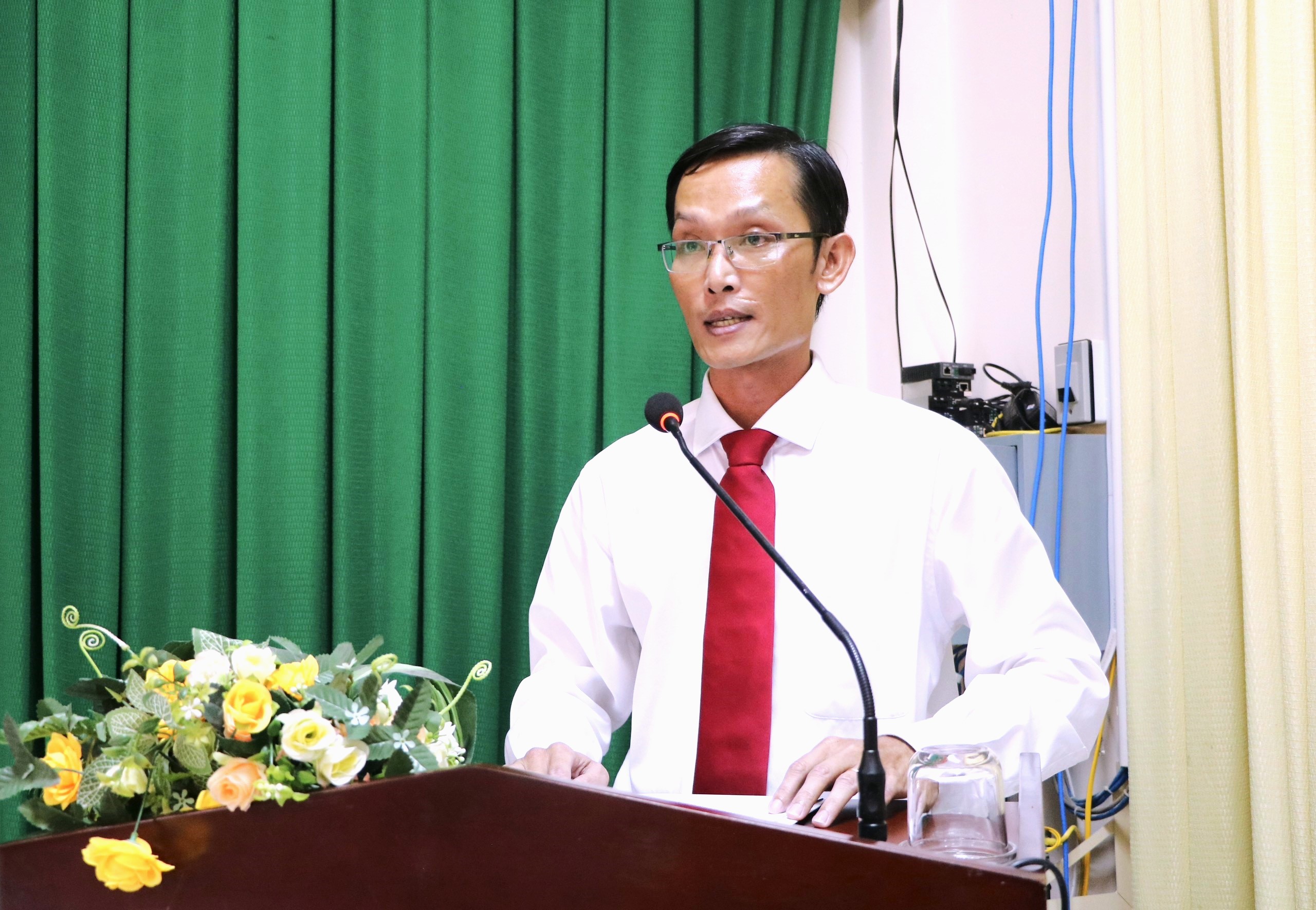 Đại diện Agribank phát biểu