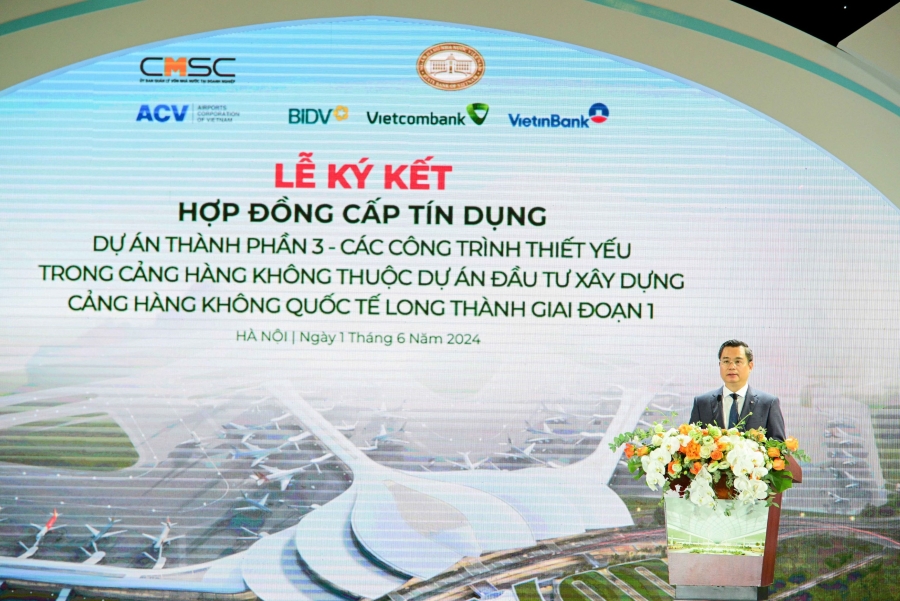 Vietcombank cấp tín dụng 1 tỷ USD dự án sân bay Long Thành