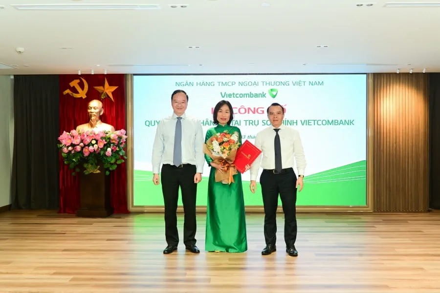 Vietcombank điều động và bổ nhiệm một số lãnh đạo
