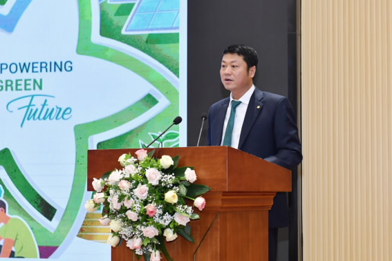 Ông Lê Ngọc Lâm - Tổng Giám đốc BIDV chia sẻ tại tọa đàm