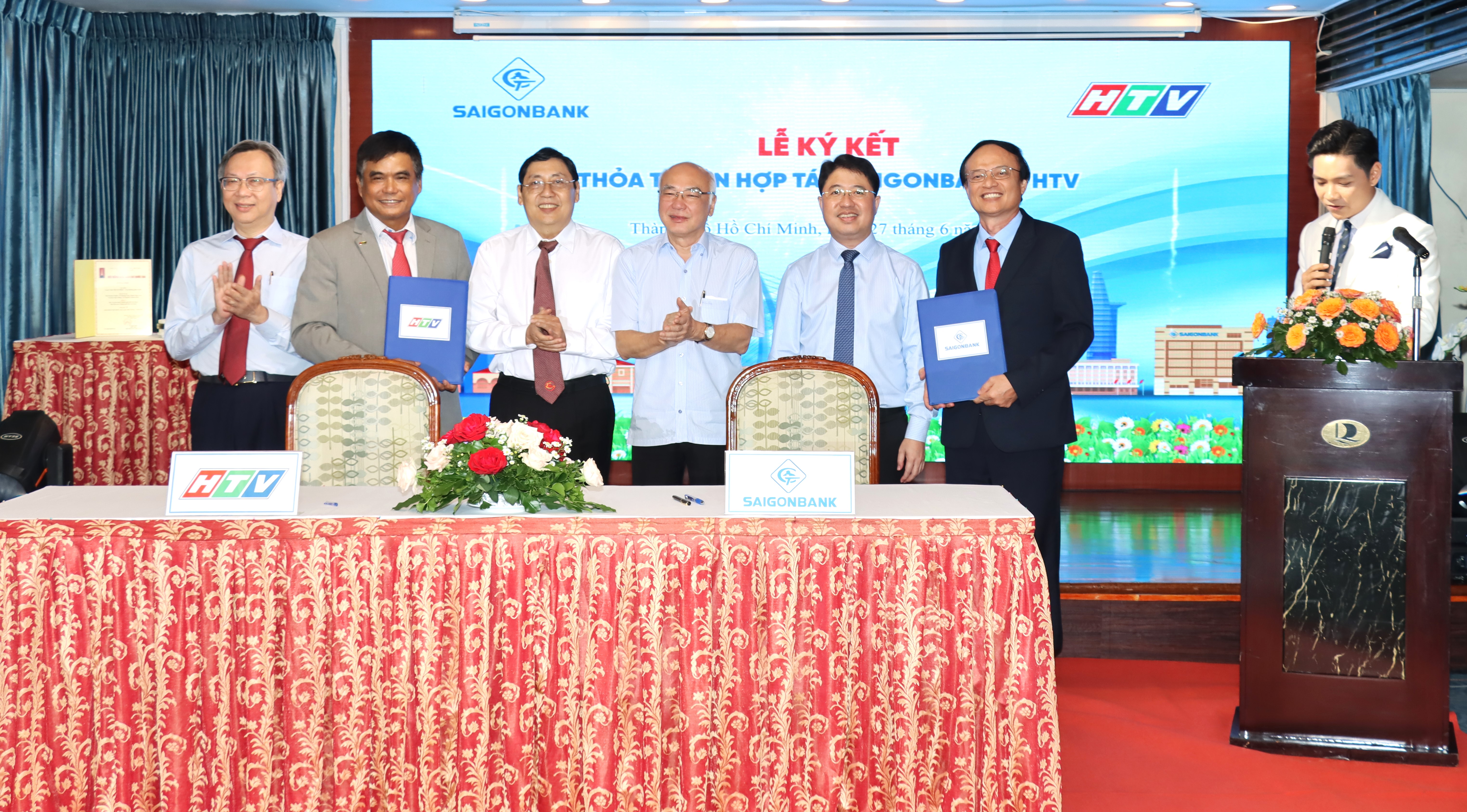 SaiGonBank và HTV hợp tác chiến lược