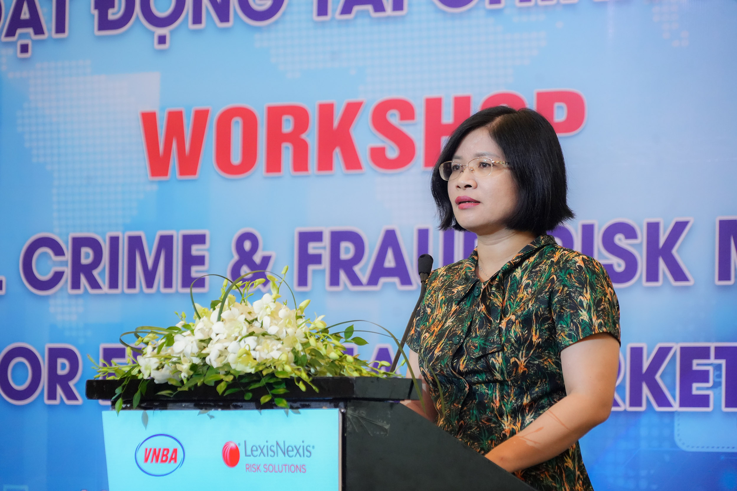 Bà Nguyễn Thị Minh Thơ (Cục Phòng, chống rửa tiền - Ngân hàng Nhà nước Việt Nam)