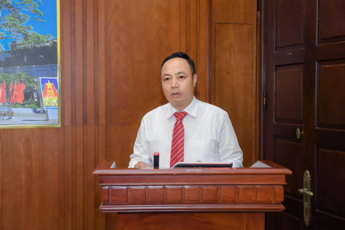Đ/c Nguyễn Ngọc Quyết phát biểu tại buổi Lễ