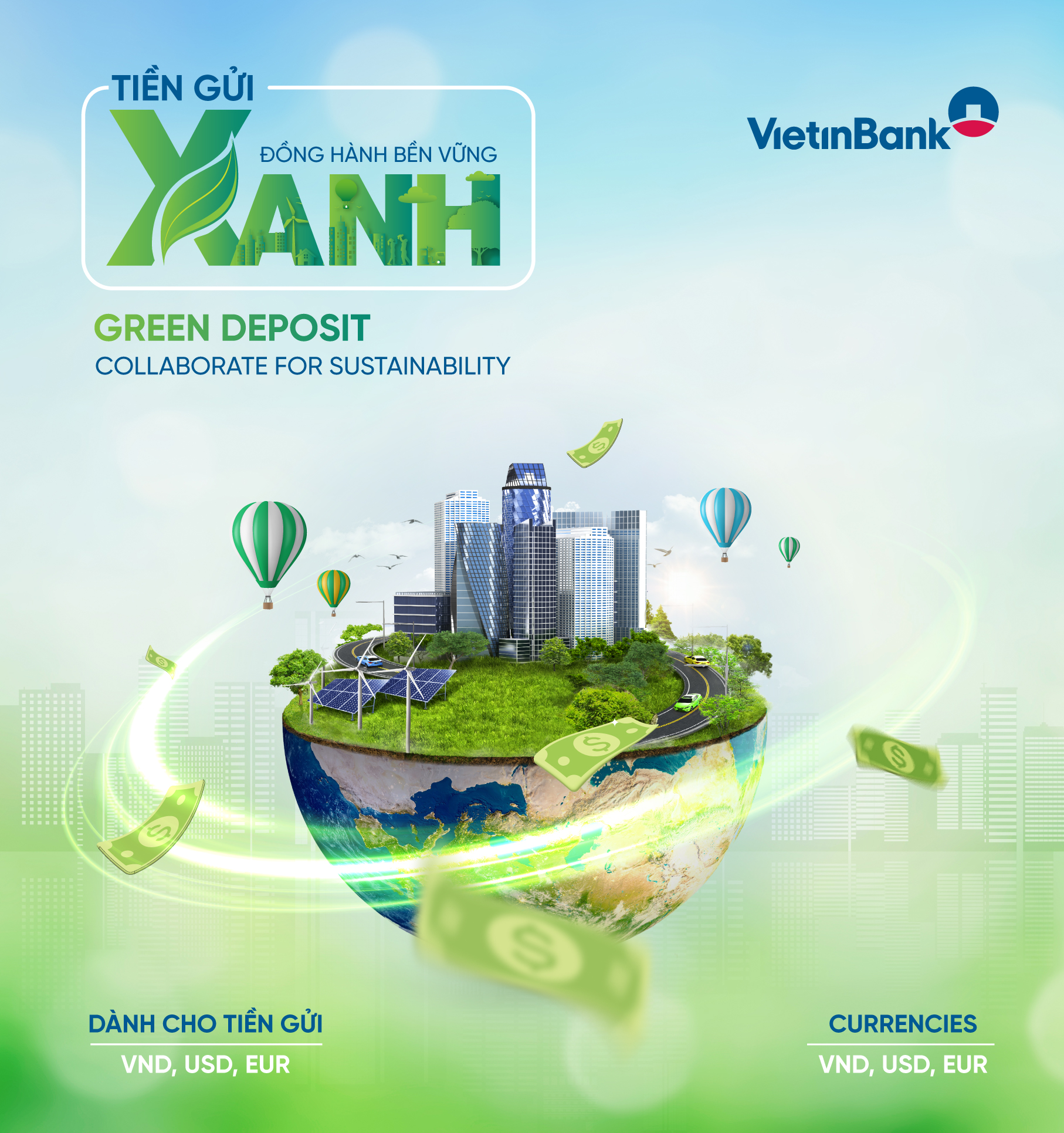 Sản phẩm “Tiền gửi xanh” của VietinBank
