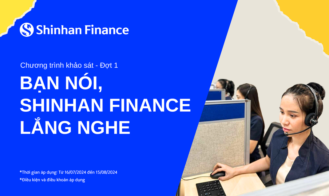 Shinhan Finance khảo sát khách hàng