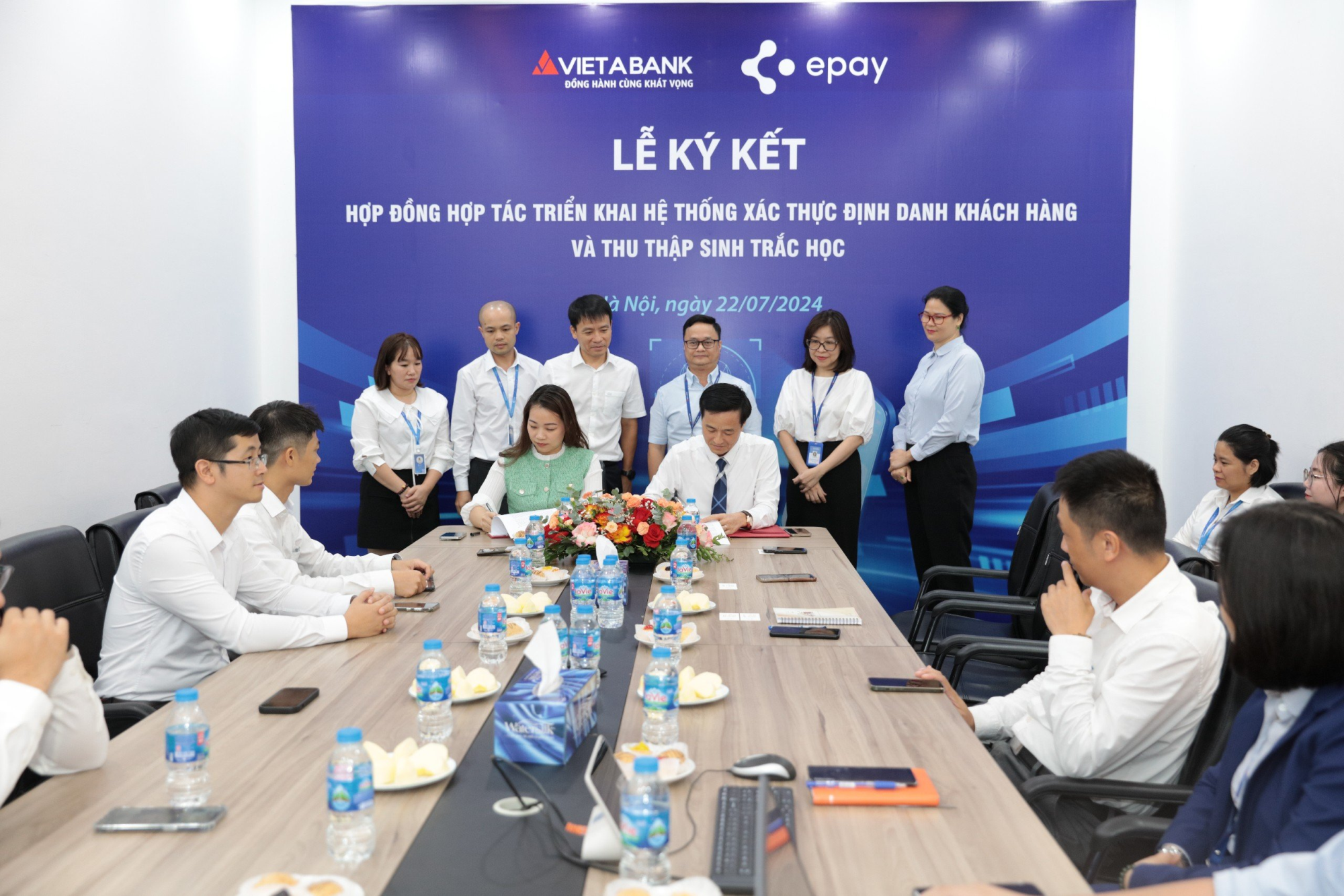 VietABank hợp tác với EPAY triển khai xác thực định danh khách hàng và thu thập sinh trắc học