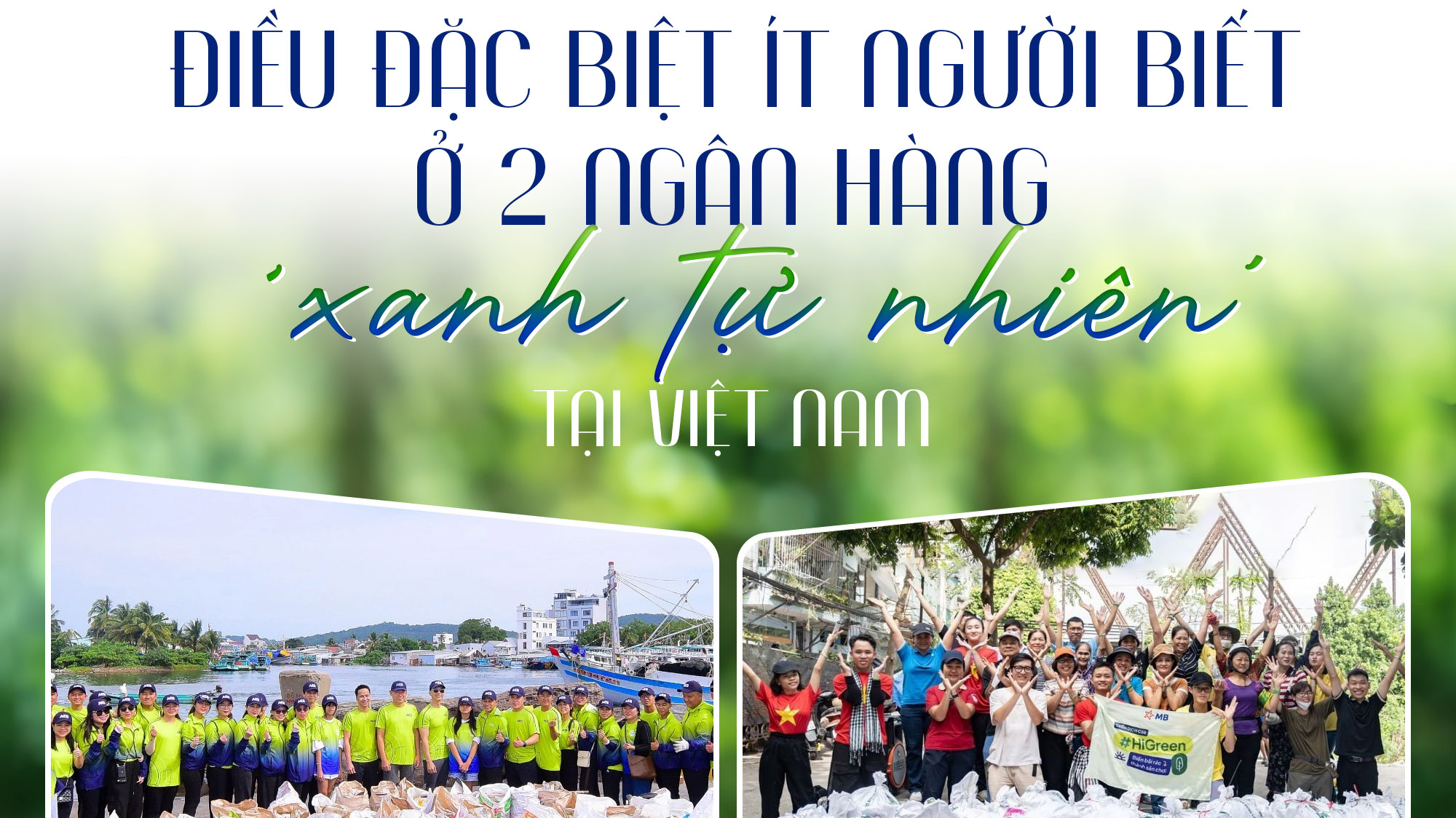 Điều đặc biệt ít người biết ở 2 ngân hàng ‘xanh tự nhiên’ tại Việt Nam