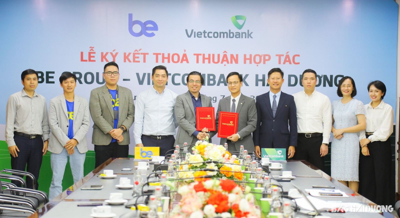 Vietcombank Hải Dương hợp tác Be Group