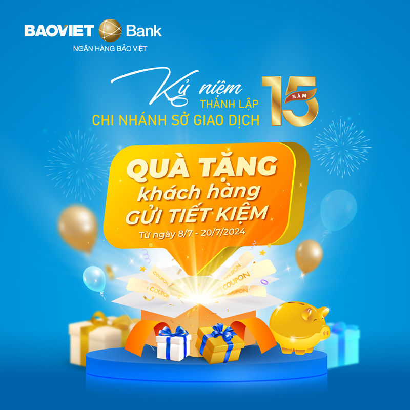 BAOVIET Bank Sở giao dịch tặng quà