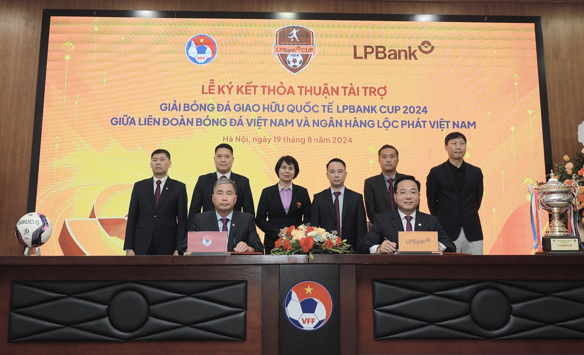 LPBank tài trợ Giải bóng đá giao hữu quốc tế LPBank Cup 2024