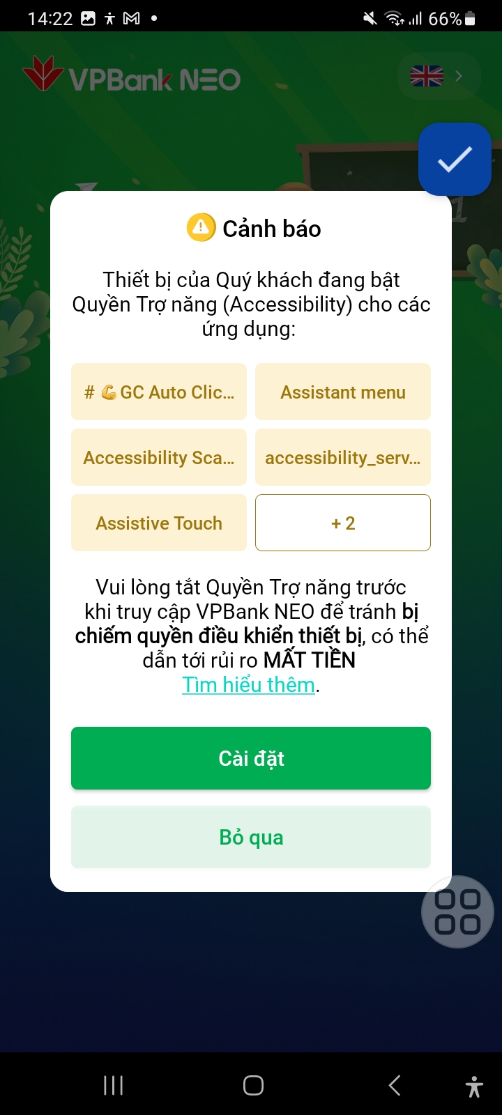 Ngân hàng VPBank bảo mật an toàn cho tài khoản khách hàng