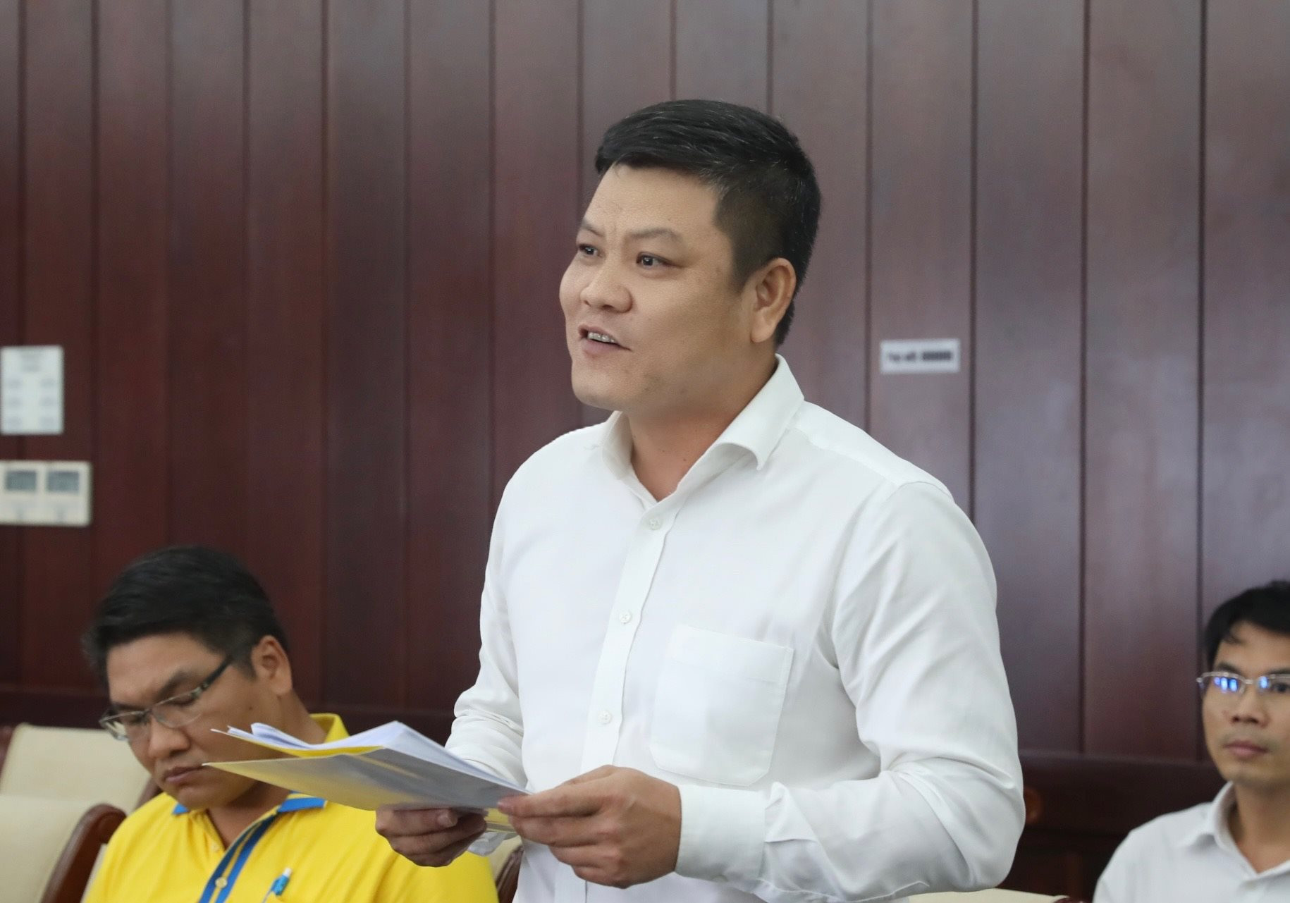 Đại diện Nam A Bank phát biểu tại Tọa đàm