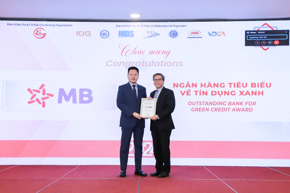 MB được vinh danh "Ngân hàng Việt Nam tiêu biểu 2024"