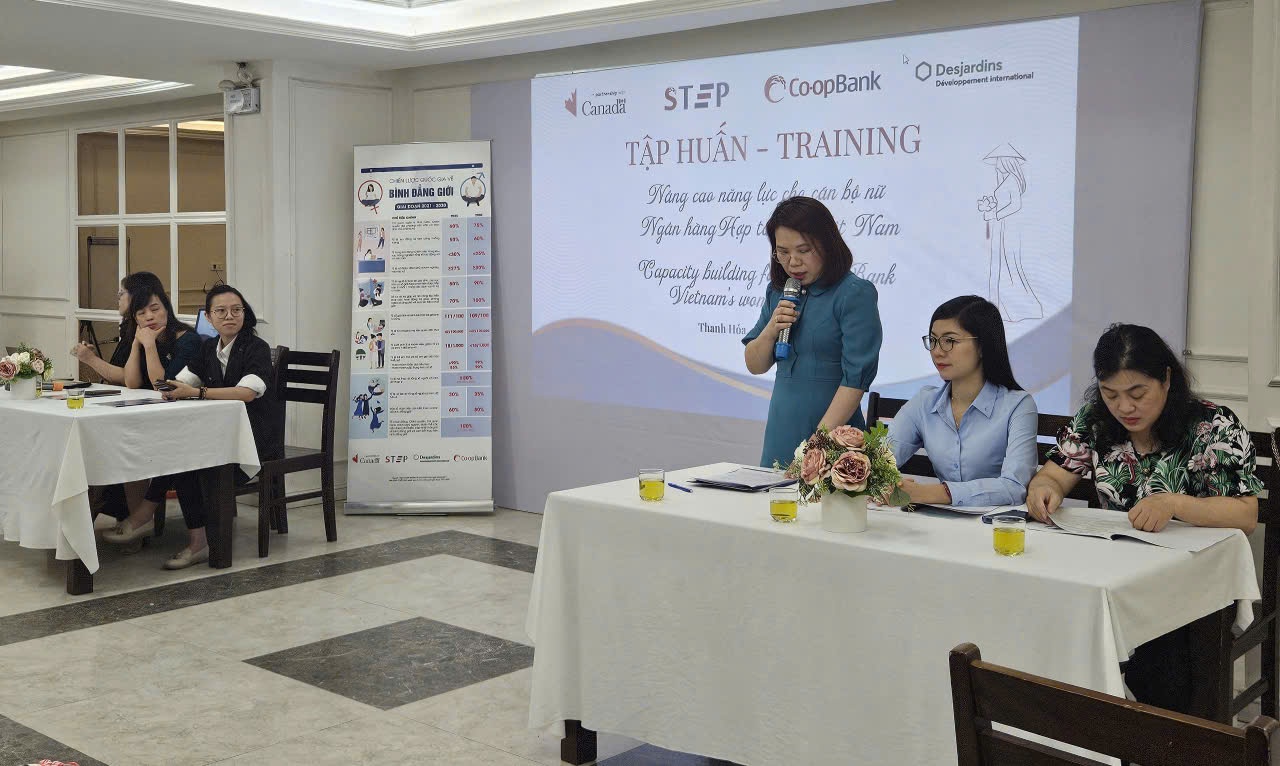 Co-opBank tổ chức tập huấn nâng cao năng lực cho nữ cán bộ