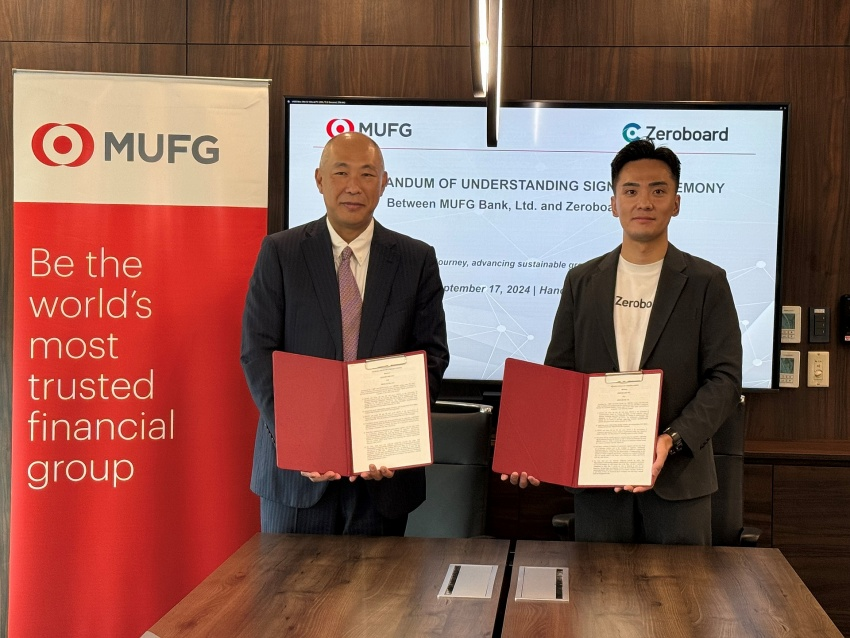 The companies will support the decarbonisation journeys of MUFG’s corporate customers