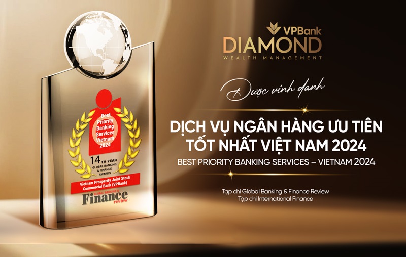 giải thưởng “Dịch vụ ngân hàng ưu tiên tốt nhất Việt Nam” 
