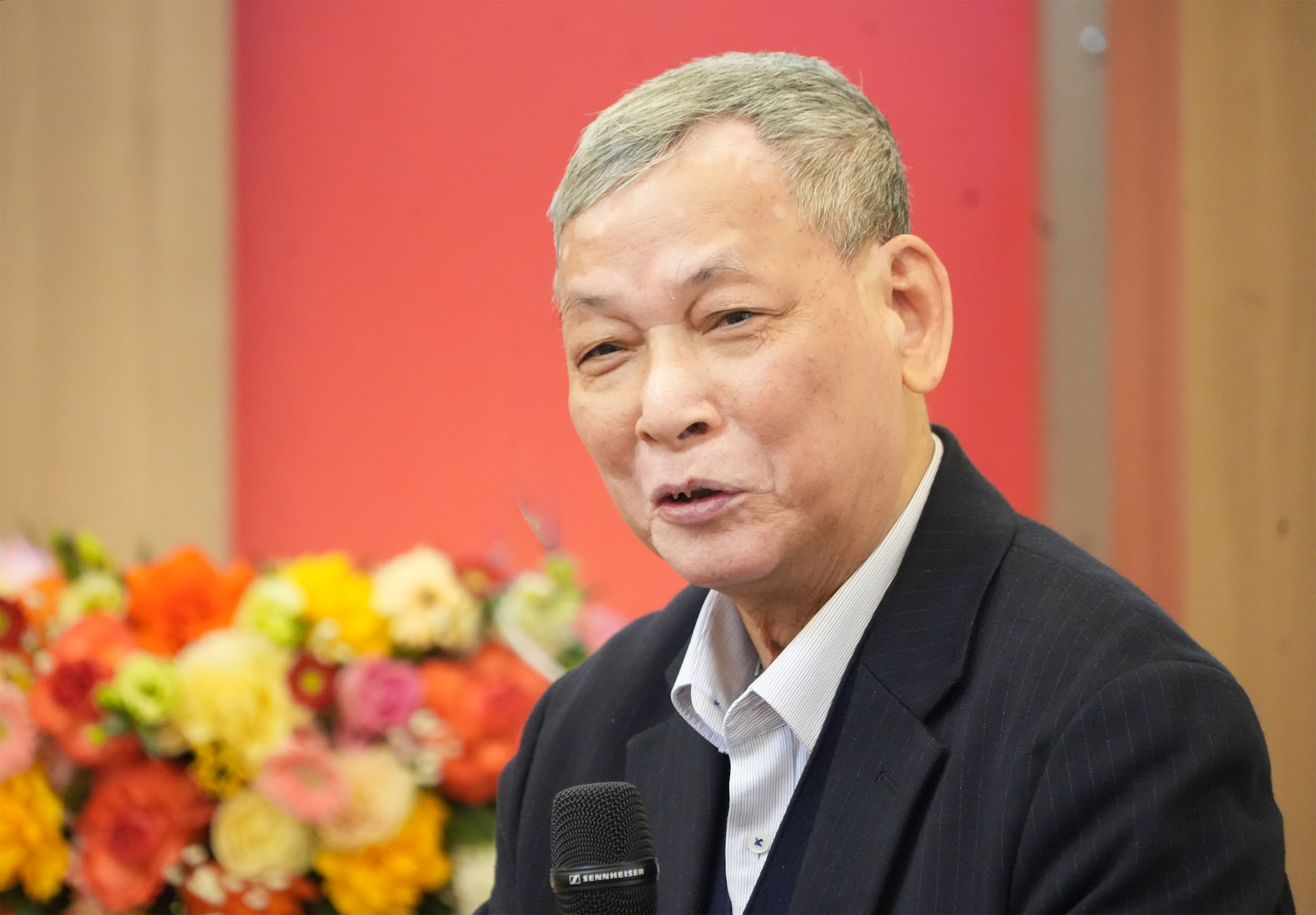 Ông Nguyễn Đắc Cù, Chủ tịch Hiệp hội Ngân hàng Việt Nam phát biểu