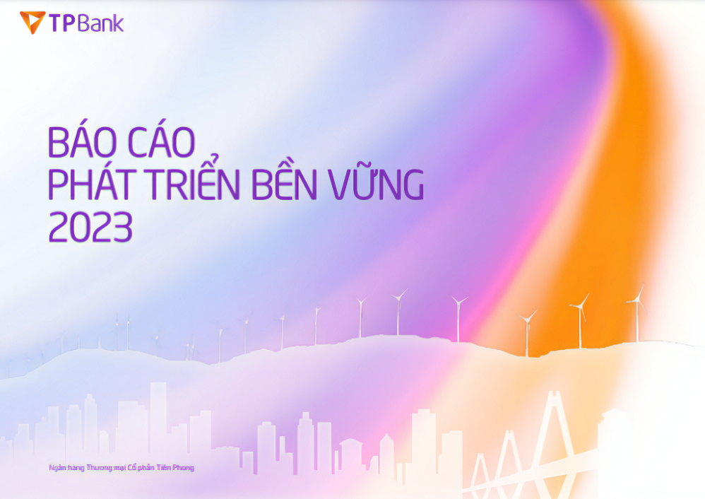 Đây là năm đầu tiên TPBank công bố báo cáo về những thành tựu phát triển bền vững.