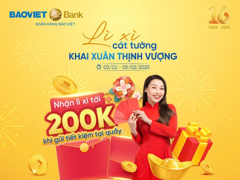 Lì xì cát tường - Khai xuân thịnh vượng