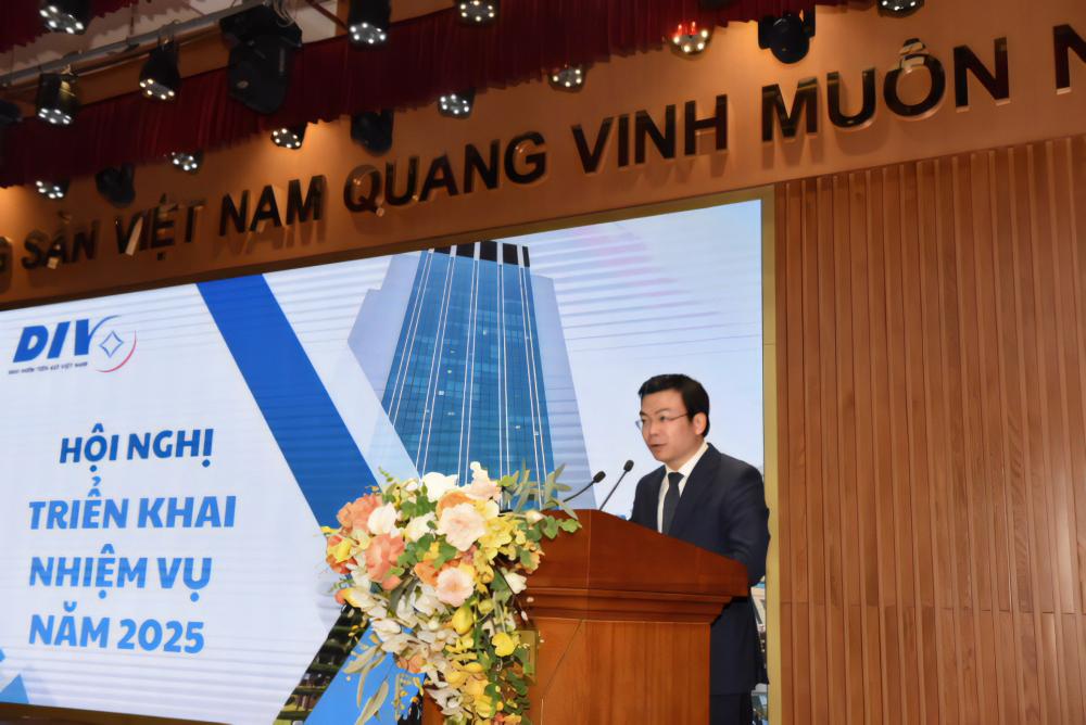 Tổng Giám đốc BHTGVN Đặng Duy Cường báo cáo kết quả hoạt động năm 2024